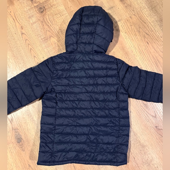 Gap Kids Recycled Lightweight Puffer Jacket Primaloft Navy Blue Size Small 6-7 - Picture 7 of 8